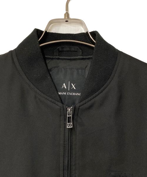 ARMANI EXCHANGE（アルマーニ エクスチェンジ）ARMANI EXCHANGE (アルマーニ エクスチェンジ) パデットボンバージャケット ブラック サイズ:Sの古着・服飾アイテム
