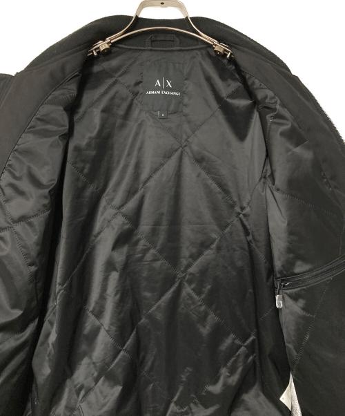 ARMANI EXCHANGE（アルマーニ エクスチェンジ）ARMANI EXCHANGE (アルマーニ エクスチェンジ) パデットボンバージャケット ブラック サイズ:Sの古着・服飾アイテム