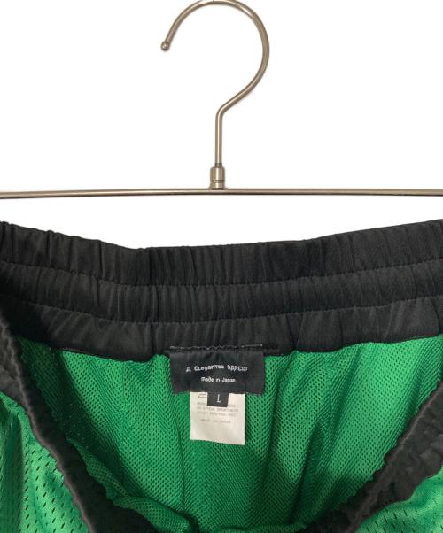 a elegantes sapeur（エレガンティス サプール）a elegantes sapeur (エレガンティス サプール) メッシュハーフパンツ グリーン サイズ:Lの古着・服飾アイテム