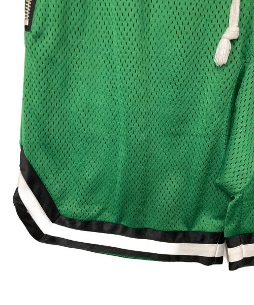 a elegantes sapeur（エレガンティス サプール）a elegantes sapeur (エレガンティス サプール) メッシュハーフパンツ グリーン サイズ:Lの古着・服飾アイテム