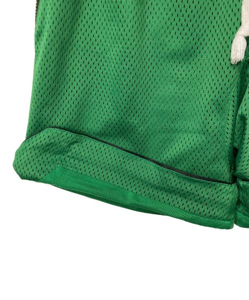 a elegantes sapeur（エレガンティス サプール）a elegantes sapeur (エレガンティス サプール) メッシュハーフパンツ グリーン サイズ:Lの古着・服飾アイテム