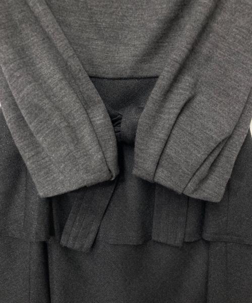 M'S GRACY（エムズグレイシー）M'S GRACY (エムズグレイシー) ラメベルテッドワンピース グレー サイズ:38の古着・服飾アイテム
