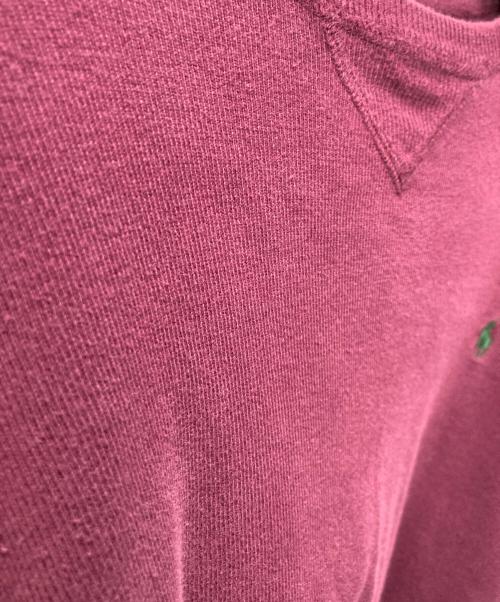 POLO RALPH LAUREN（ポロ・ラルフローレン）POLO RALPH LAUREN (ポロ・ラルフローレン) ポニー刺繍 クルーネックスウェット ボルドー サイズ:XXLの古着・服飾アイテム