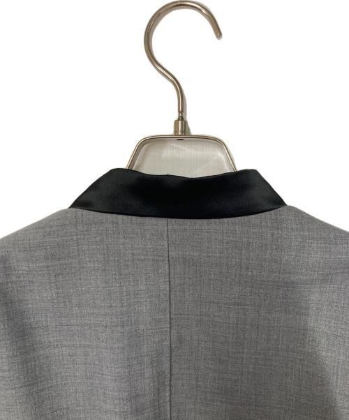 MIHARA YASUHIRO Denim（ミハラヤスヒロデニム）MIHARA YASUHIRO DENIM (ミハラヤスヒロデニム) ノーカラージャケット グレー サイズ:48の古着・服飾アイテム