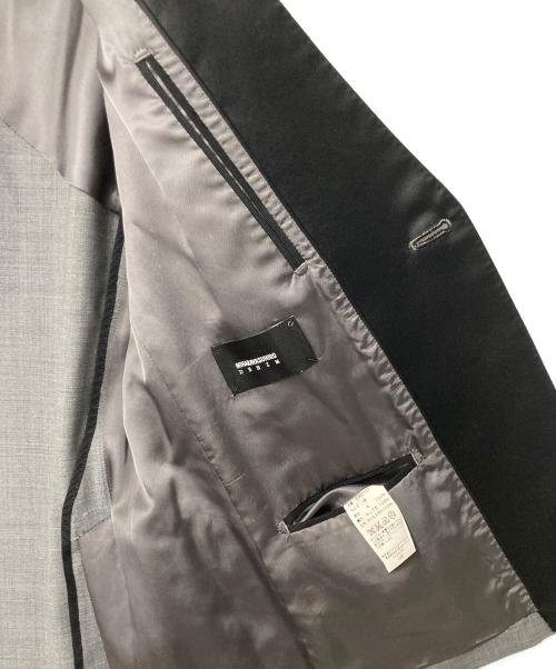 MIHARA YASUHIRO Denim（ミハラヤスヒロデニム）MIHARA YASUHIRO DENIM (ミハラヤスヒロデニム) ノーカラージャケット グレー サイズ:48の古着・服飾アイテム