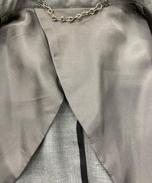 MIHARA YASUHIRO Denim（ミハラヤスヒロデニム）MIHARA YASUHIRO DENIM (ミハラヤスヒロデニム) ノーカラージャケット グレー サイズ:48の古着・服飾アイテム