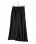 Chaos（カオス）の古着「リベールサテンロングスカート」｜ブラック