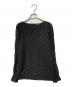 Curensology（カレンソロジー）の古着「カットワークブラウス」｜ブラック