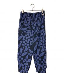 SOU・SOU（ソウソウ）の古着「裏ボア 南天竹柄 パンツ」｜ネイビー