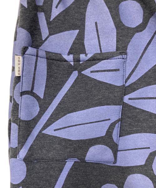 SOU・SOU（ソウソウ）SOU・SOU (ソウソウ) 裏ボア 南天竹柄 パンツ ネイビー サイズ:FREEの古着・服飾アイテム