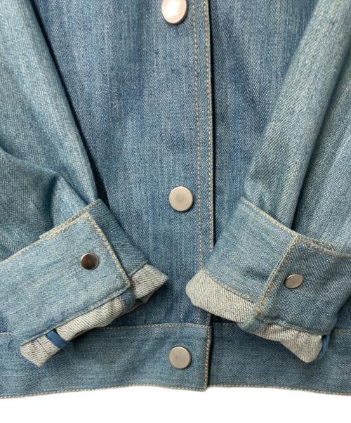 VIVIENNE TAM（ヴィヴィアンタム）VIVIENNE TAM (ヴィヴィアンタム) スタッズデニムジャケット インディゴ サイズ:40の古着・服飾アイテム