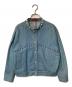 VIVIENNE TAM（ヴィヴィアンタム）の古着「スタッズデニムジャケット」｜インディゴ