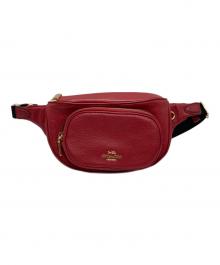 COACH（コーチ）の古着「ボディバッグ ウエストバッグ」｜レッド