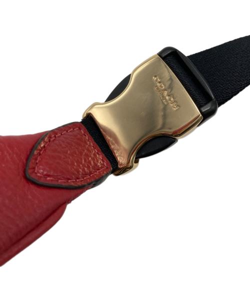 COACH（コーチ）COACH (コーチ) ボディバッグ ウエストバッグ レッドの古着・服飾アイテム