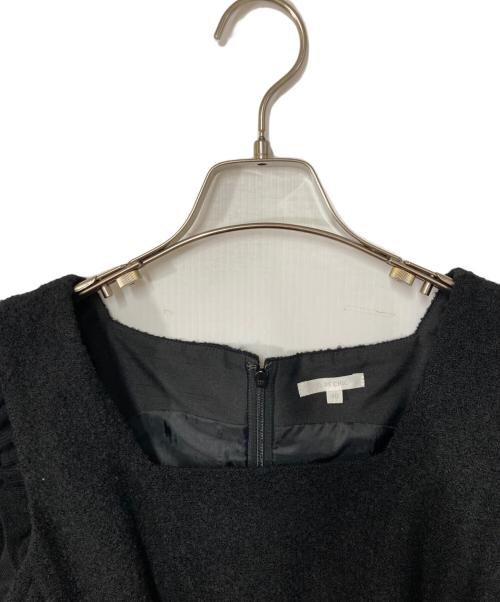 TO BE CHIC（トゥービーシック）TO BE CHIC (トゥービーシック) ニット切替ワンピース ブラック サイズ:40の古着・服飾アイテム