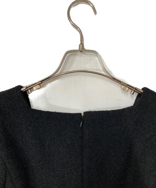 TO BE CHIC（トゥービーシック）TO BE CHIC (トゥービーシック) ニット切替ワンピース ブラック サイズ:40の古着・服飾アイテム