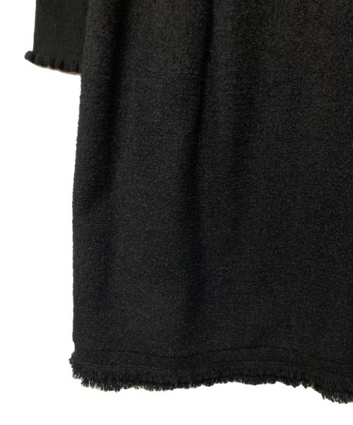 TO BE CHIC（トゥービーシック）TO BE CHIC (トゥービーシック) ニット切替ワンピース ブラック サイズ:40の古着・服飾アイテム