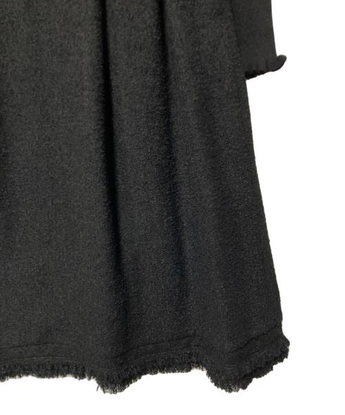 TO BE CHIC（トゥービーシック）TO BE CHIC (トゥービーシック) ニット切替ワンピース ブラック サイズ:40の古着・服飾アイテム