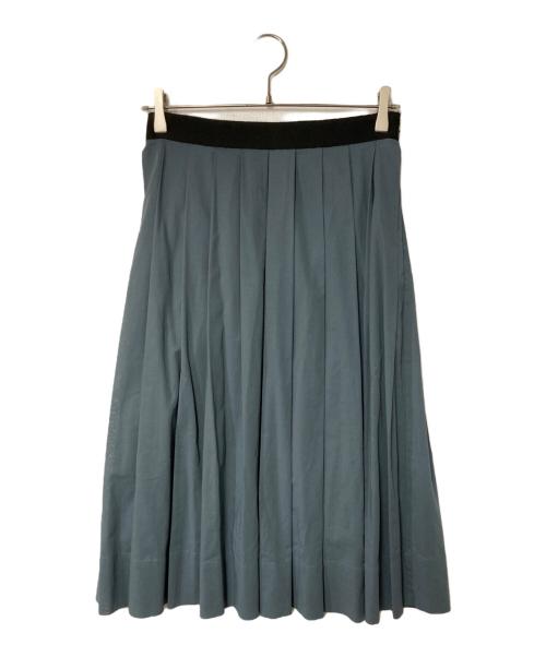 MARGARET HOWELL（マーガレットハウエル）MARGARET HOWELL (マーガレットハウエル) プリーツスカート ブルー サイズ:1の古着・服飾アイテム