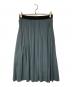 MARGARET HOWELL（マーガレットハウエル）の古着「プリーツスカート」｜ブルー