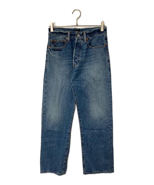 POLO RALPH LAUREN（ポロ・ラルフローレン）POLO RALPH LAUREN (ポロ・ラルフローレン) カットオフデニムパンツ インディゴ サイズ:26(採寸参照)の古着・服飾アイテム