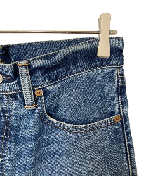 POLO RALPH LAUREN（ポロ・ラルフローレン）POLO RALPH LAUREN (ポロ・ラルフローレン) カットオフデニムパンツ インディゴ サイズ:26(採寸参照)の古着・服飾アイテム