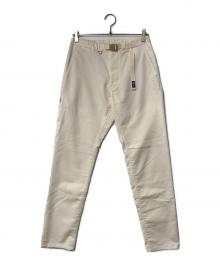 THE NORTHFACE PURPLELABEL（ザ・ノースフェイス パープルレーベル）の古着「STRETCH TWILL TAPERED PANTS」｜アイボリー
