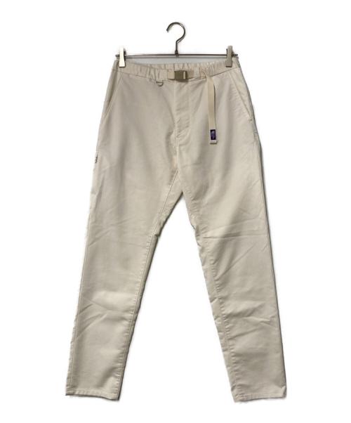 THE NORTHFACE PURPLELABEL（ザ・ノースフェイス パープルレーベル）THE NORTHFACE PURPLELABEL (ザ・ノースフェイス パープルレーベル) STRETCH TWILL TAPERED PANTS アイボリー サイズ:W30の古着・服飾アイテム