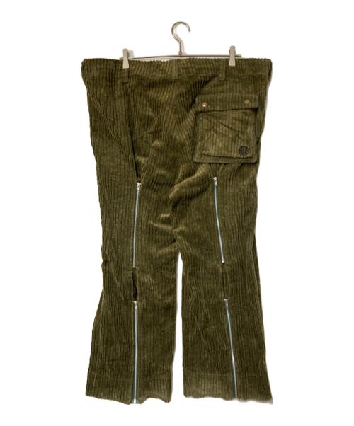 COTTON PAN（コットンパン）COTTON PAN (コットンパン) Johnny ボンテージパンツ オリーブ サイズ:2の古着・服飾アイテム