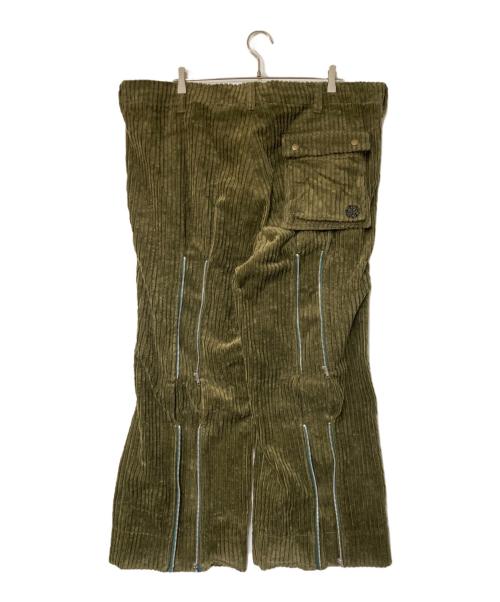 COTTON PAN（コットンパン）COTTON PAN (コットンパン) Johnny ボンテージパンツ オリーブ サイズ:2の古着・服飾アイテム