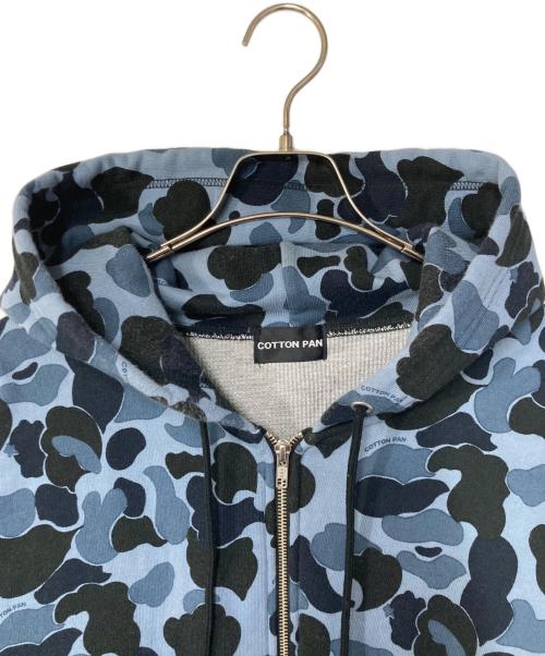 COTTON PAN（コットンパン）COTTON PAN (コットンパン) CityCamoZipParka ブルー×ブラック サイズ:3の古着・服飾アイテム