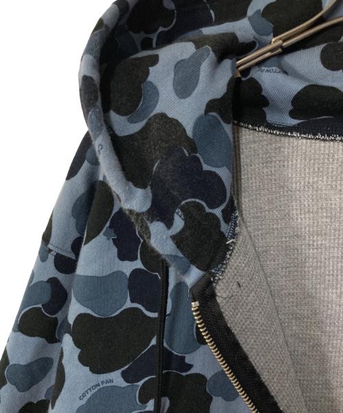 COTTON PAN（コットンパン）COTTON PAN (コットンパン) CityCamoZipParka ブルー×ブラック サイズ:3の古着・服飾アイテム