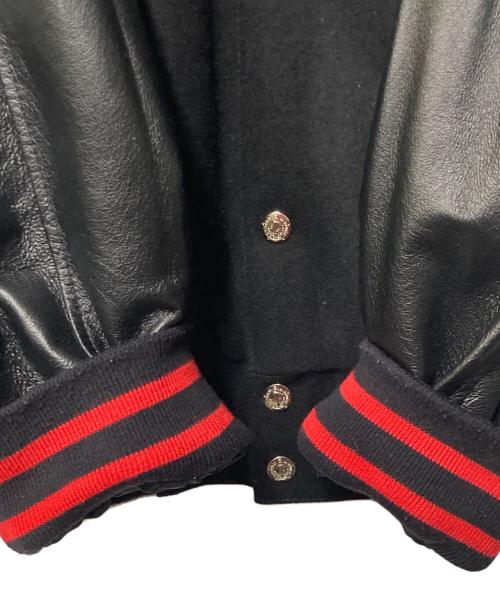 JH Design（ジェイエイチデザイン）JH Design (ジェイエイチデザイン) THE Sopranos レザー切替リバーシブルスタジャン ブラック サイズ:2XLの古着・服飾アイテム