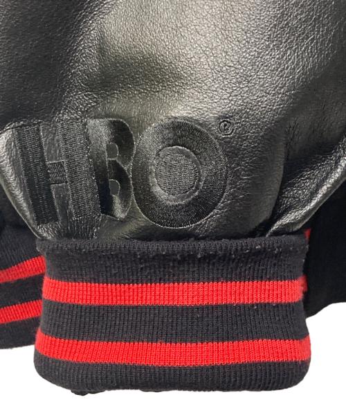 JH Design（ジェイエイチデザイン）JH Design (ジェイエイチデザイン) THE Sopranos レザー切替リバーシブルスタジャン ブラック サイズ:2XLの古着・服飾アイテム