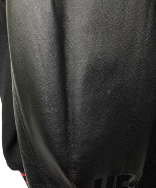 JH Design（ジェイエイチデザイン）JH Design (ジェイエイチデザイン) THE Sopranos レザー切替リバーシブルスタジャン ブラック サイズ:2XLの古着・服飾アイテム