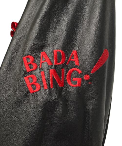 JH Design（ジェイエイチデザイン）JH Design (ジェイエイチデザイン) THE Sopranos レザー切替リバーシブルスタジャン ブラック サイズ:2XLの古着・服飾アイテム