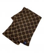 stussyステューシー）の古着「90's モノグラムマフラー」｜ブラウン