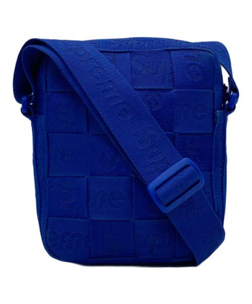 SUPREME（シュプリーム）Supreme (シュプリーム) Woven Shoulder Bag ブルーの古着・服飾アイテム