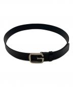 GUCCIグッチ）の古着「Gバックルベルト」｜ブラック