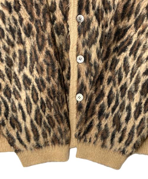SAINT MICHAEL（セントマイケル）SAINT MICHAEL (セントマイケル) MOHAIR CARDIGAN LEOPARD ブラウン×ブラック サイズ:XLの古着・服飾アイテム