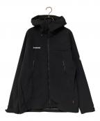 MAMMUTマムート）の古着「Winterfield SO Hooded Jacket AF」｜ブラック