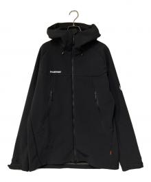 MAMMUT（マムート）の古着「Winterfield SO Hooded Jacket AF」｜ブラック