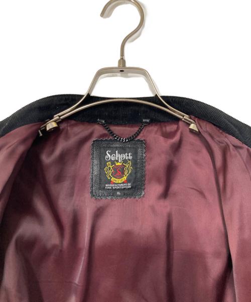 Schott（ショット）Schott (ショット) シングルレザーライダースジャケット ブラック サイズ:XLの古着・服飾アイテム