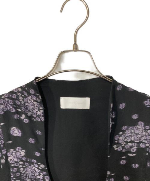 Mame Kurogouchi（マメクロゴウチ）Mame Kurogouchi (マメクロゴウチ) 19SS Pedisel Jacquard Dress ブラック サイズ:3の古着・服飾アイテム