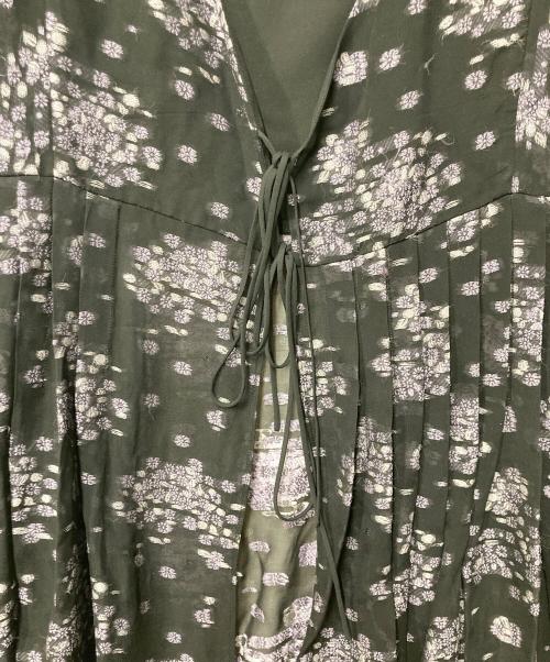 Mame Kurogouchi（マメクロゴウチ）Mame Kurogouchi (マメクロゴウチ) 19SS Pedisel Jacquard Dress ブラック サイズ:3の古着・服飾アイテム