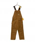 CarHarttカーハート）の古着「DUCK BIB OVERALL」｜ブラウン