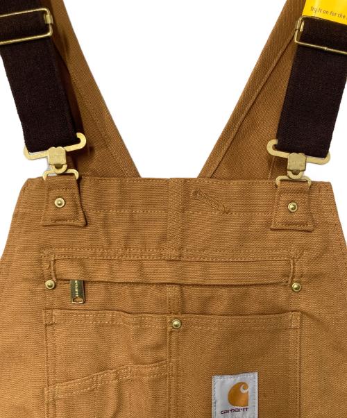 CarHartt（カーハート）CarHartt (カーハート) DUCK BIB OVERALL ブラウン サイズ:34×32の古着・服飾アイテム