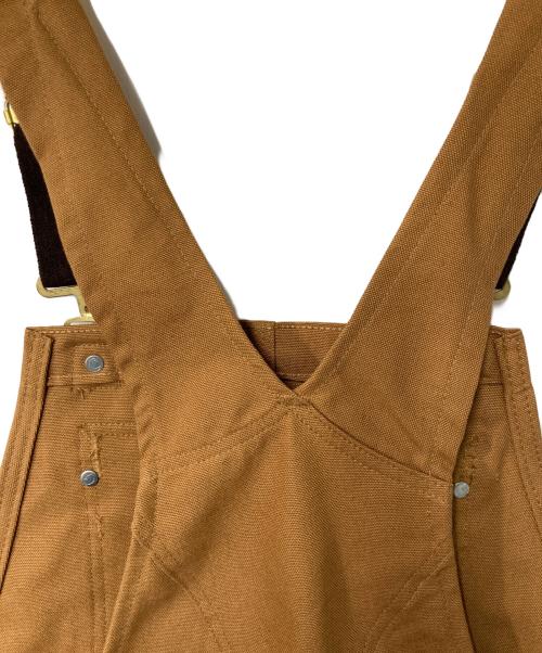 CarHartt（カーハート）CarHartt (カーハート) DUCK BIB OVERALL ブラウン サイズ:34×32の古着・服飾アイテム