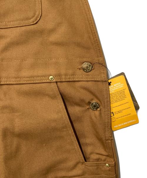 CarHartt（カーハート）CarHartt (カーハート) DUCK BIB OVERALL ブラウン サイズ:34×32の古着・服飾アイテム