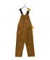 CarHartt（カーハート）の古着「DUCK BIB OVERALL」｜ブラウン